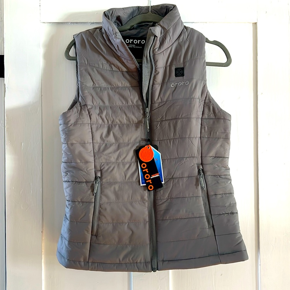 NWT Ororo heated women’s vest with battery and charger sz small